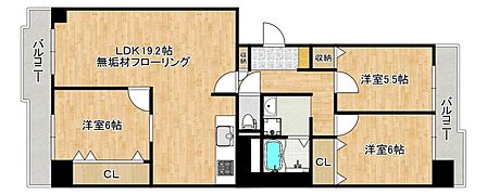 【東・西向きの両面バルコニー!日当り・通風良好】明るいお住まいは家族の笑顔も増えそうですね!是非現地にてご体感ください!
