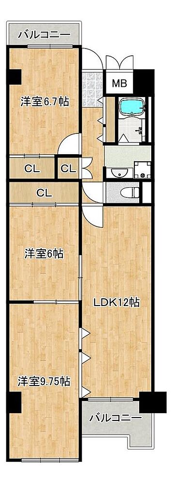 【南東向きにつき日当たり良好】たっぷりの陽光に包まれる明るい住まいに気持も明るくなりますね♪