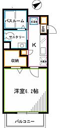 間取図画像 1K