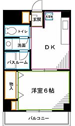 エル・エスパシオ 1DKの間取図画像
