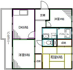 物件の間取り