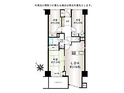 ベルメゾン末広S棟 3LDKの間取図画像