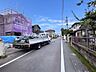 外観：【接道】東側　５．５ｍ　公道