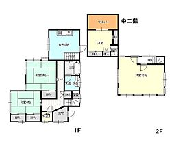 前橋市高花台町　中古住宅 4DKの間取り
