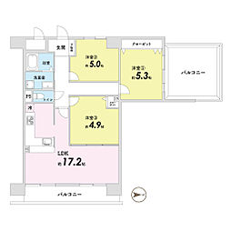 間取図画像 3LDK