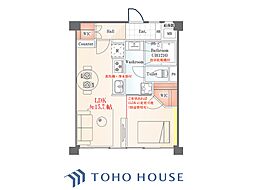 代々木ハイツ2号館 1LDKの間取図画像