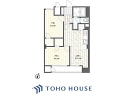 ニューミタカマンション 2LDKの間取図画像