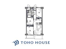 ソフトタウン晴海 3LDKの間取図画像