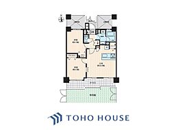 ライオンズガーデン小竹向原 2LDKの間取図画像