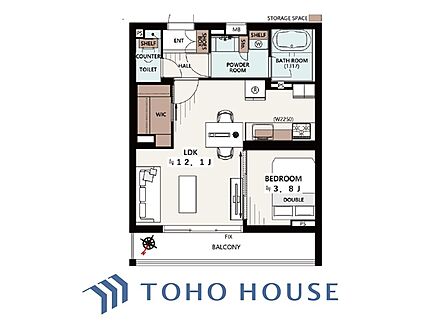 【間取り図】生活しやすい間取り空間