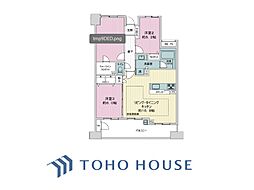ライオンズステージ西国分寺 3LDKの間取図画像
