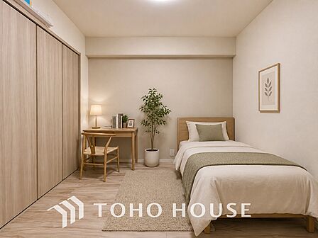 【PRIVATE ROOM】※この画像の家具の配置には、生成AIによる加工を施しております。なお、家具や調度品は、販売価格に含まれません。