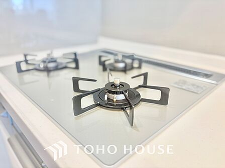【KITCHEN】◆ワクワク◆開放的で機能性も高いシステムキッチン。お子様は毎日のご飯にワクワク!