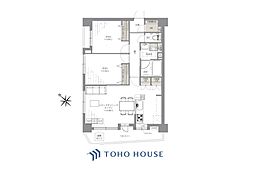 スターロワイヤル中野JP 2LDKの間取図画像