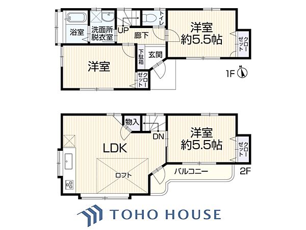 間取りを拡大表示