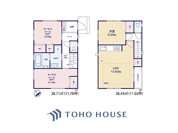 間取りを拡大表示