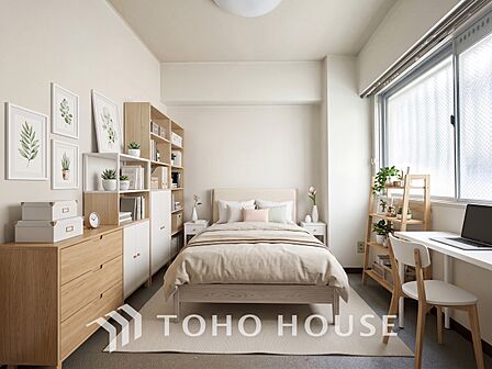 【PRIVATE ROOM】※この画像の家具の配置には、生成AIによる加工を施しております。なお、家具や調度品は、販売価格に含まれません。