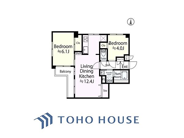 間取りを拡大表示