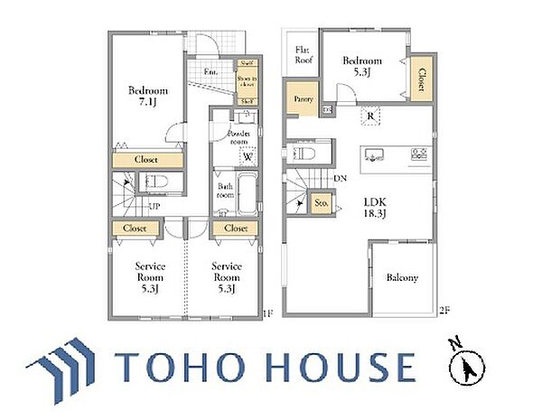 間取りを拡大表示