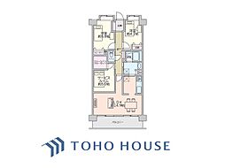 グランクレスト上祖師谷 2SLDKの間取図画像