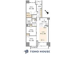 プラウド荻窪5丁目 3LDKの間取図画像