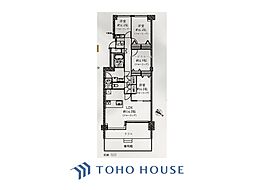 杉並和田ハイム 3SLDKの間取図画像