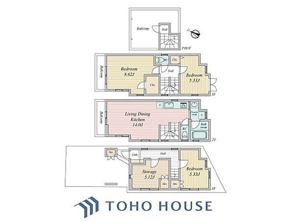 間取りを拡大表示