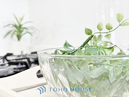 【KITCHEN】◆Happy◆愛情たっぷりのお料理で家族にHappyを。システムキッチンがあなたをサポートしてくれます。