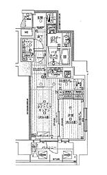 東京メトロ日比谷線 入谷駅 徒歩1分の賃貸マンション 8階1LDKの間取り