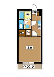 東京メトロ半蔵門線 押上駅 徒歩7分の賃貸マンション 1階1Kの間取り