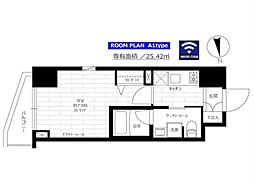 都営大江戸線 新御徒町駅 徒歩6分の賃貸マンション 7階1Kの間取り