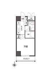 JR総武線 浅草橋駅 徒歩5分の賃貸マンション 5階1Kの間取り