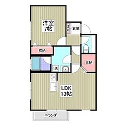 間取図画像 1LDK