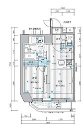 メインステージ入谷3 1LDKの間取図画像