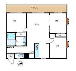 ストークマンション浅草 3LDKの間取図画像