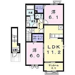 エセックス　レジーナ　I 2階