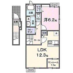 シャルム アシュリー 2階