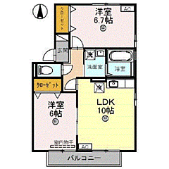 物件の間取り