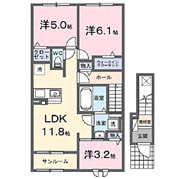 ステイズ　河合 2階