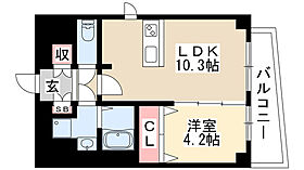 プレサンス栄ラグジュ 802 ｜ 愛知県名古屋市中区新栄１丁目（賃貸マンション1LDK・8階・35.80㎡） その2