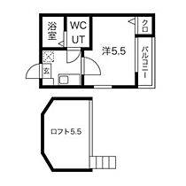 マンダリン 205 ｜ 愛知県名古屋市西区名塚町１丁目（賃貸アパート1K・2階・18.03㎡） その2