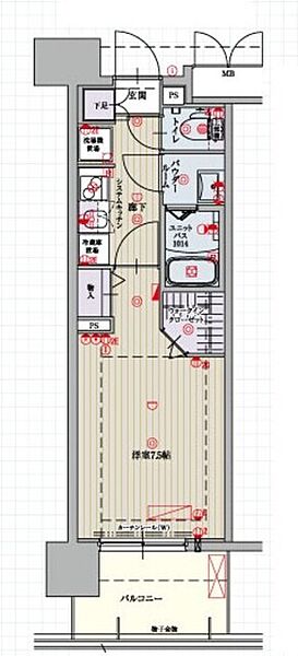 パルティール中村公園 1003｜愛知県名古屋市中村区太閤通９丁目(賃貸マンション1K・10階・25.09㎡)の写真 その2