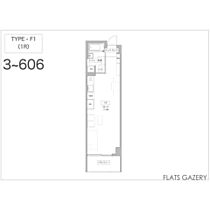 FLATS GAZERY　(フラットガゼレイ) 406 ｜ 愛知県名古屋市西区上堀越町３丁目（賃貸マンション1R・4階・36.71㎡） その2