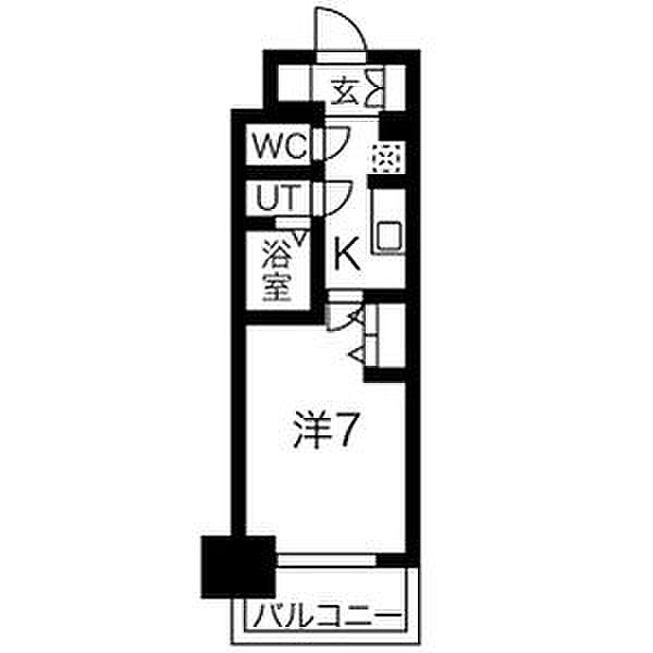 メイクスWアート丸の内 1105｜愛知県名古屋市西区那古野１丁目(賃貸マンション1K・11階・22.95㎡)の写真 その2