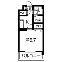 Y.S.ハイツ万代 205 ｜ 愛知県名古屋市西区万代町１丁目（賃貸マンション1K・2階・29.01㎡） その2