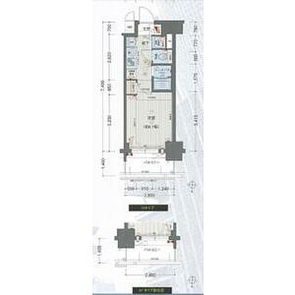 プレサンス名古屋STATIONアブソリュート 0409｜愛知県名古屋市中村区名駅南１丁目(賃貸マンション1R・4階・20.72㎡)の写真 その1