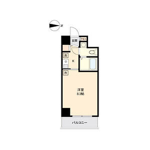 La　Douceur新栄 0909｜愛知県名古屋市中区新栄１丁目(賃貸マンション1R・9階・22.64㎡)の写真 その2