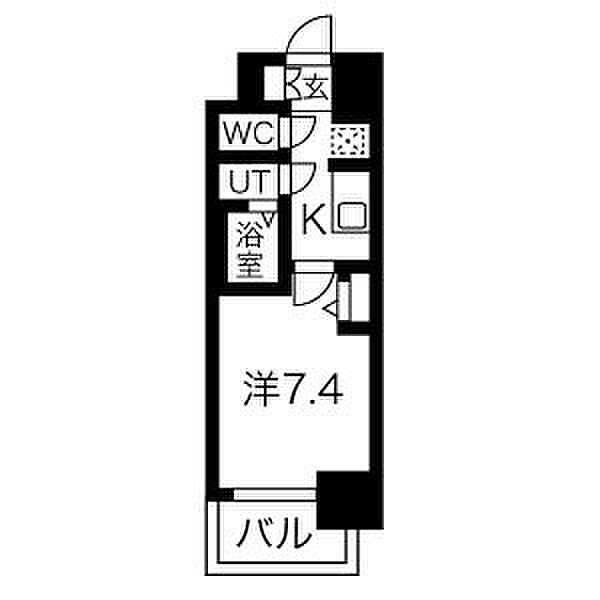 メイクスWアート丸の内 906｜愛知県名古屋市西区那古野１丁目(賃貸マンション1K・9階・25.00㎡)の写真 その2