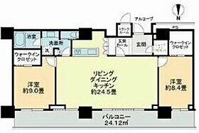 グランドメゾン御園座タワー 3806 ｜ 愛知県名古屋市中区栄１丁目（賃貸マンション2LDK・38階・104.11㎡） その2