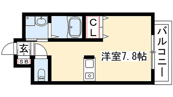 プレサンス鶴舞駅前ブリリアント 1005｜愛知県名古屋市中区千代田５丁目(賃貸マンション1R・10階・24.15㎡)の写真 その2